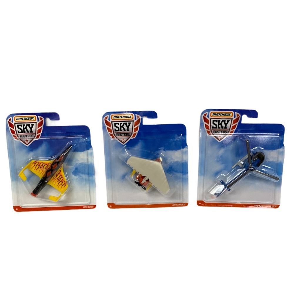 Lot of 3 Matchbox Sky Busters Aero Blast Airbus